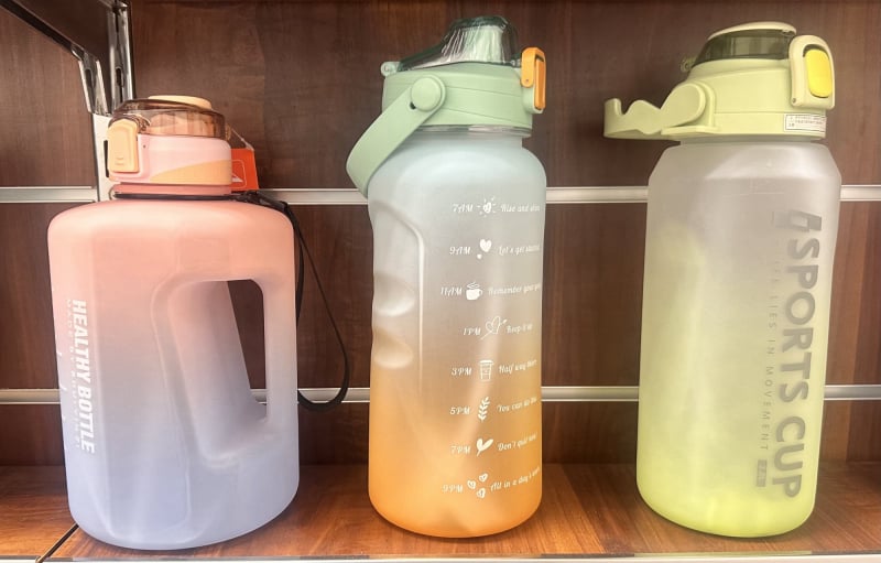 Water bottles
